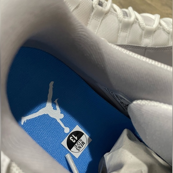 Nike Air Jordan 11 Xl Retro Low White Cement Grey Mens Basketball Sz 13 NEW - Picture 7 of 10